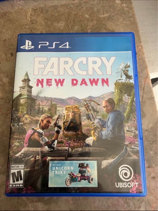 Other - Far Cry New Dawn PS4 Video Game - Ubisoft - Pink & Blue Cover